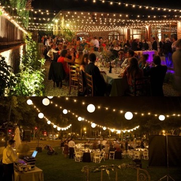 Светодиодная садовая ГИРЛЯНДИЯ, СЕТЬ, 10 метров