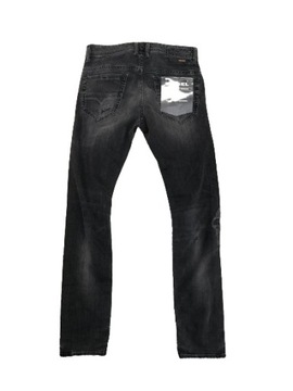 Spodnie Diesel Jeans Thommer 30/32 CZARNY 17B201