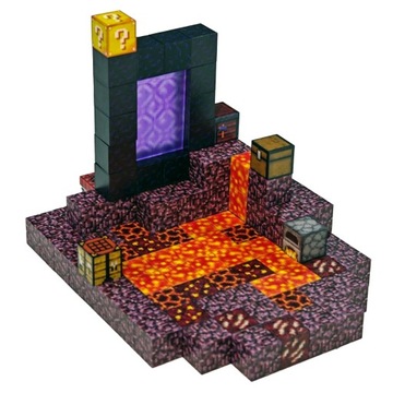 MAGNETYCZNE KLOCKI MINECRAFT ZABAWKA THE NETHER MAGNETYCZNE KLOCKI 132SZT.