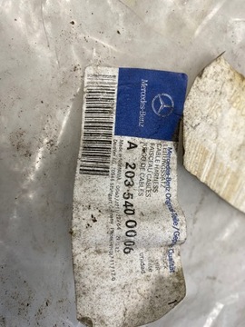 INSTALACE NÁRAZNÍKU PŘEDNÍ PDC A2035400006 MERCEDES C W203 CLK CL