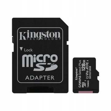 Карта памяти MicroSD Canvas Select Plus емкостью 128 ГБ