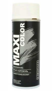 MAXI COLOR LAKIER SPRAY Podkład Biały 400ml