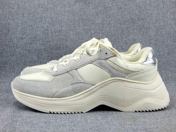 Buty ze skóry ZARA r 42/27 cm SNEACKERS