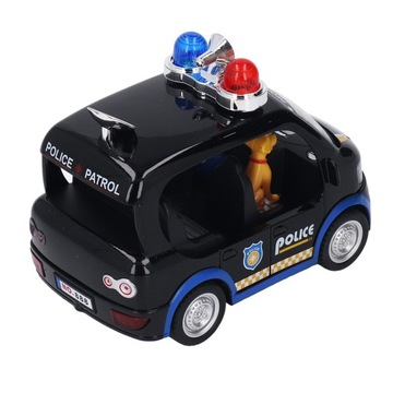 Игрушка-автомобиль полицейского из прочного сплава с подробной детализацией