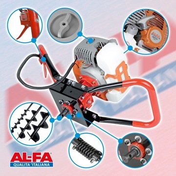 БУРА ДЛЯ ПОЧВЫ RITCH БЕНЗИНОВЫЙ ШНЕК ДЛЯ ПОЧВЫ 3 УДЛИНИТЕЛЬНЫЕ БУРЫ МОЩНОСТЬ