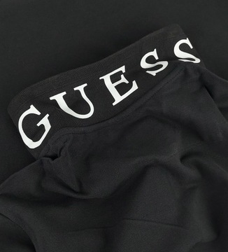 Guess Koszulka Polo męska bawełniana CZARNA Bawełna r. XXL