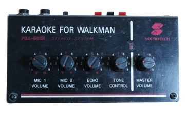 Mini mikser audio Soundtech PEA-566N 2 mikrofony