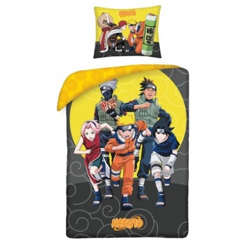 POŚCIEL BAWEŁNIANA 140 X 200 CM MANGA ANIME NARUTO