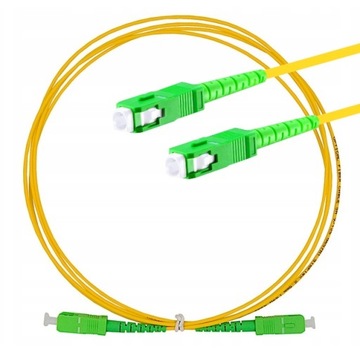 KABEL PATCHCORD ŚWIATŁOWÓD SM SC/APC 3m SIMPLEX