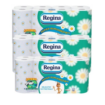 Туалетная бумага Regina 48 роликов Mega Rumiane Smind Set Set