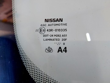 JUKE II F16 SKLO (OKNO) PŘEDNÍ ČELNÍ UK 20R.