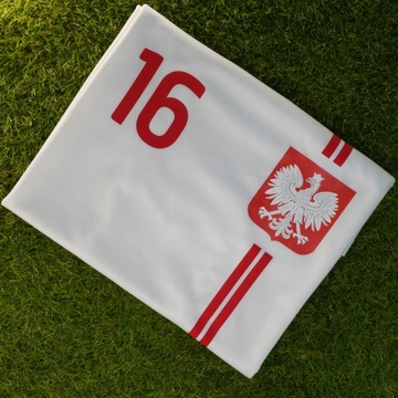 Польская футболка Евро-2024 с вашим именем и номером.