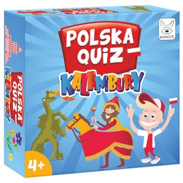 GRA POLSKA QUIZ KALAMBURY 4+ 108 haseł
