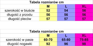 Piżama damska oversize z nadrukiem kawa