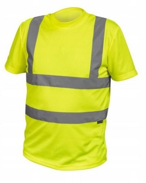 Koszulka T-shirt robocza odblaskowa XXL żółta