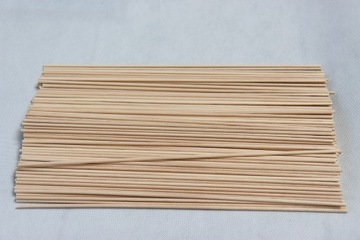 Patyczki do waty cukrowej 200 sztuk 40cm Bukowe OKRĄGŁE ECO Patyki MP245