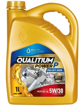 OLEJ QUALITIUM POWER P 5W30 1L API:SN/SN+ ACEA : C2 PSA B712290, RN 0700