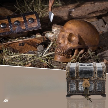 ИГРУШЕЧНЫЙ СУНДУК С СОКРОВИЩАМИ ИГРУШЕЧНЫЕ ШКАТУЛКИ ДЛЯ ЮВЕЛИРНЫХ ИЗДЕЛИЙ