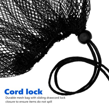 Сетчатая сумка для пляжных сумок через плечо на шнурке.