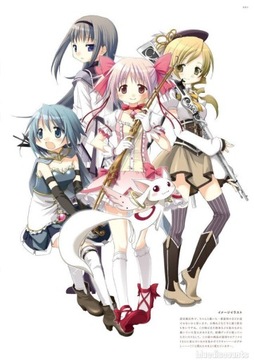 Аниме Puella Magi Madoka Magica книга Арт Бук