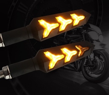 ПОВОРОТНИКИ 12x LED ДИНАМИЧЕСКИЕ ПЛАВАЮЩИЕ 4шт.