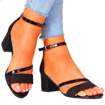 ЭЛЕГАНТНЫЕ ЖЕНСКИЕ САНДАЛИИ НА КАБЛУКЕ СТИЛЬНЫЕ