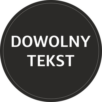 Naklejki z LOGO ETYKIETY REKLAMOWE WŁASNY NADRUK dowolny rozmiar kształt