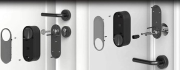 Aqara Smart Lock U200 Черный HomeKit Thread Умный дверной замок NFC