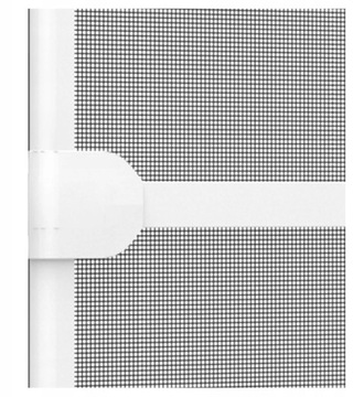 Москитная сетка для балконной двери Алюминиевая дверная сетка Белая 215 x 100 см
