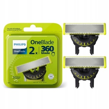 2x OSTRZA PHILIPS ONEBLADE 360 ORYGINALNE OSTRZE NOŻYK GŁOWICA GOLARKA PRO
