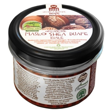 MASŁO SHEA ORGANICZNE NIERAFINOWANE GHANA DUAFE