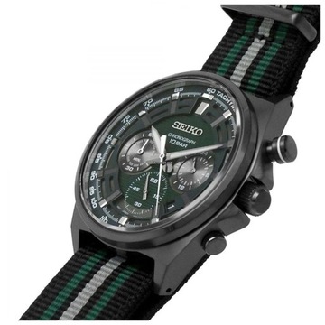 ZEGAREK MĘSKI SEIKO SSB411P1 SPORT CHRONOGRAPH GREEN