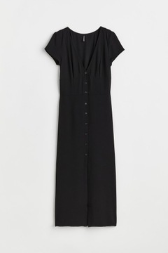 Krepowana sukienka z guzikami H&M r.34