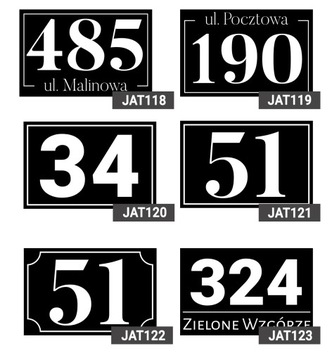 ТАБЛИЧКА для дома АДРЕСНАЯ ДОСКА МАТОВАЯ ЧЕРНАЯ 179