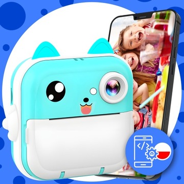 КАМЕРА ТЕРМОПРИНТЕРА DRUKUŚ 3.0 МГНОВЕННАЯ ПЕЧАТЬ +11 РОЛИКОВ