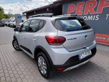 Dacia Sandero III Hatchback 5d 1.0 TCe 90KM 2021 Dacia Sandero Stepway Klimatronik Kamera LED Komputer Tempomat Benzyna 91KM, zdjęcie 4