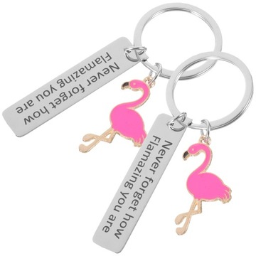 Car Decor Zawieszka Flamingo Brelok 2 Szt