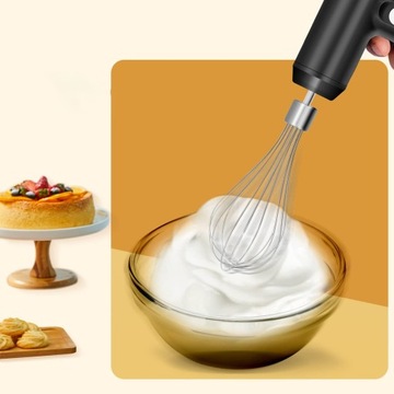 3 УРОВНЯ СКОРОСТИ, ЭЛЕКТРИЧЕСКИЙ ВЕНЧИК ДЛЯ ОЧИСТКИ ЯИЦ, ТЕСТО USB