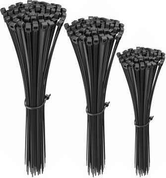 60 × OPASKI ZACISKOWE KABLOWE TRYTKI TRYTYTKI ODPORNE MOCNE 200 300 350 MM