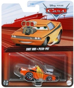 SNOT ROD with FLAMES Polip Tuner Cars Auta Disney Pixar Mattel Diecast 1:55