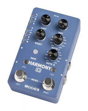 MOOER HARMONY X2 DUAL CHANNEL HARMONY EFFECTS PEDAL EFEKT GITAROWY