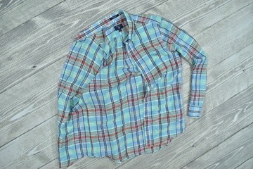 GANT Lniano Bawełniana Koszula Madras Plaid Reg S