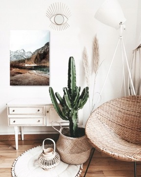 ГОРНОЕ ОЗЕРО КОРИЧНЕВОЕ постер А1 59,4х84см #215