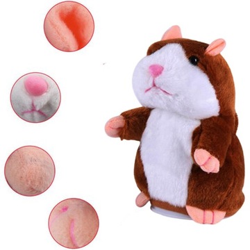 ГОВОРЯЩИЙ ИНТЕРАКТИВНЫЙ ОБЩАЮЩИЙСЯ НАСМЕШАЮЩИЙСЯ ХОМЯК