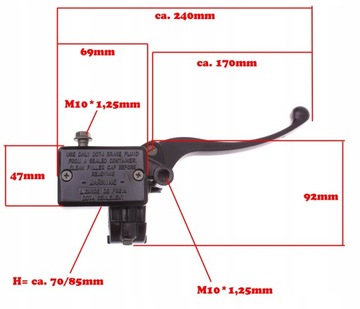 ТОРМОЗНОЙ ЦИЛИНДР HONDA CX500 FT500 GL500 CPI 125 QM