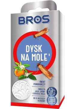 BROS - dysk na MOLE UBRANIOWE ODZIEŻOWE pomarańcza