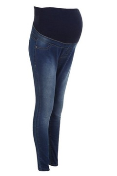 Boohoo niebieskie damskie elastyczne jeansy 40