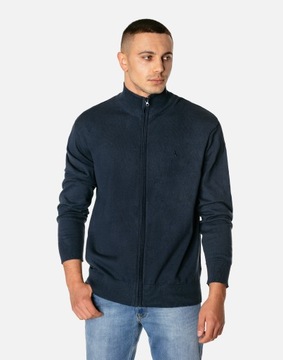 Sweter Męski Rozpinany Półgolf Golf S3S C110 r XL