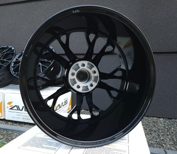 4× DISK HLINÍK AVUS RACING AC-M10.7518.C-HR.BLACK 7.5" X 18" 5X114.3 ET 35