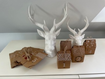 Коробки для адвент-календаря, домики для рукоделия, 24 шт.